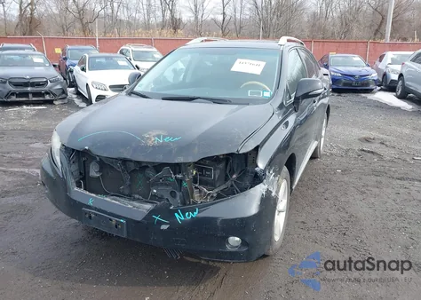 2010 Lexus Rx 350 z USA, uszkodzony, nr VIN 2T2BK1BA9AC031815